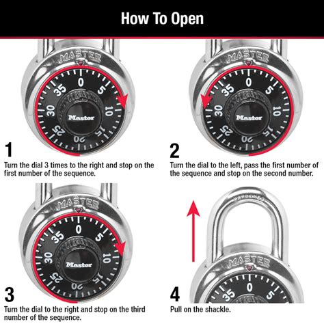 how to open a master lock|A Complete Guide on How to Open a Master Combination Lock .